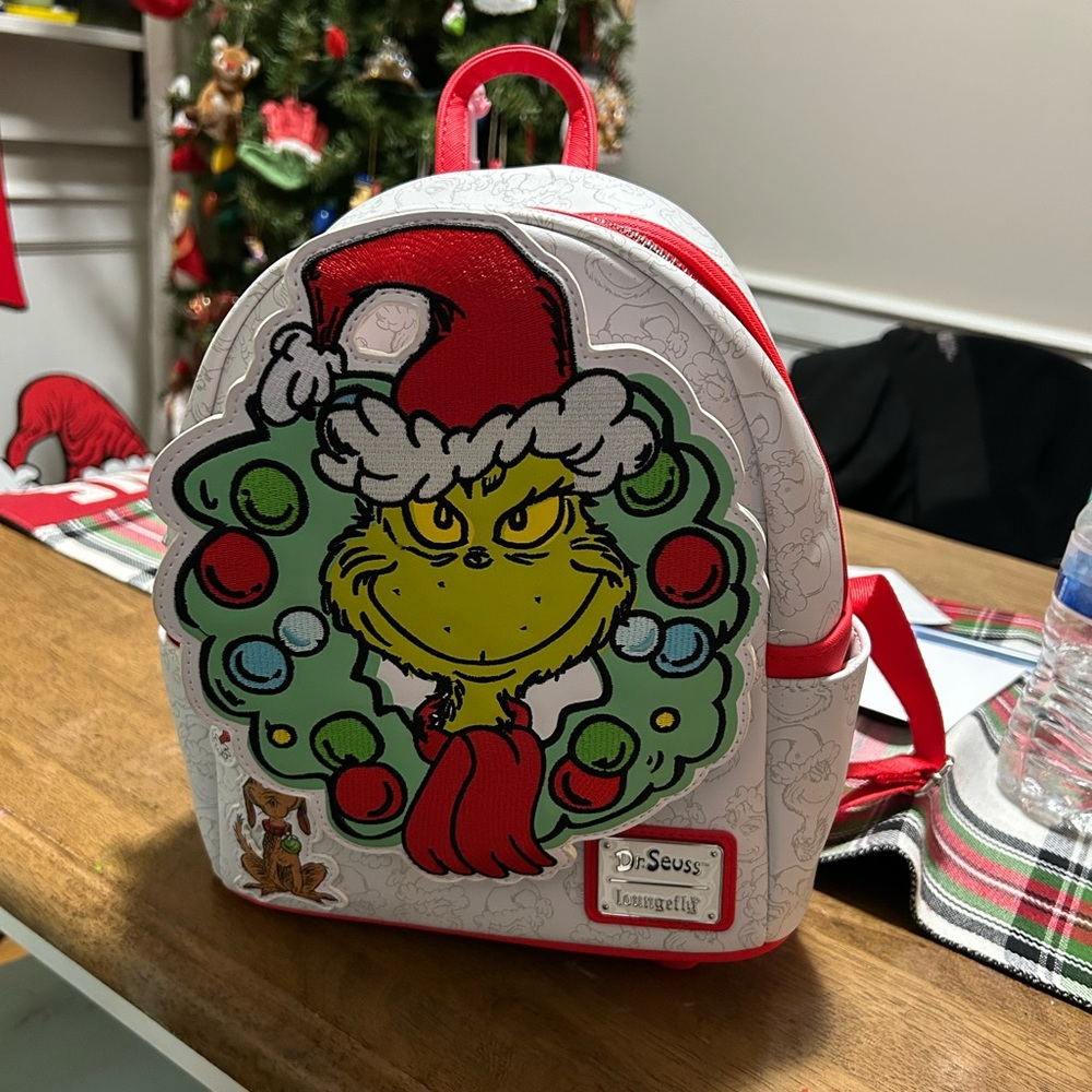 Loungefly grinch backpack